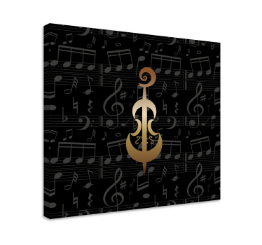 Tableau musique symbole de musique élégant - TenStickers