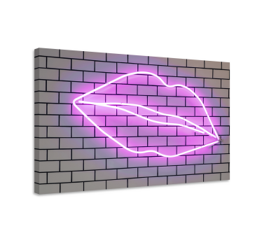 Tableau motivation enseigne néon kiss - TenStickers
