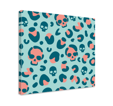 Tableau texte design motif crâne - TenStickers