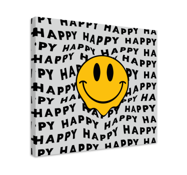 Tableau citation Émoji souriant joie - TenStickers