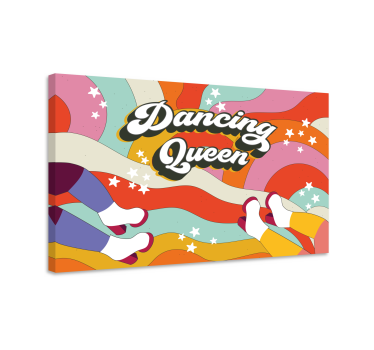 Tableau scandinave mouvement des pieds dansants - TenStickers