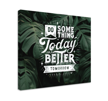 Tableau citation message de motivation demain - TenStickers