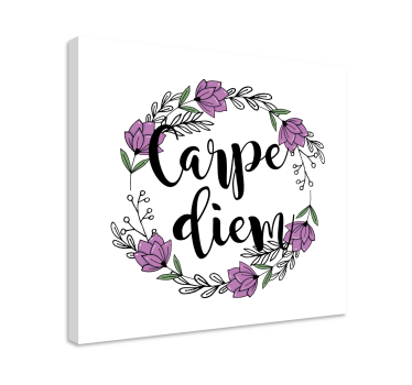 Tableau citation design floral - TenStickers