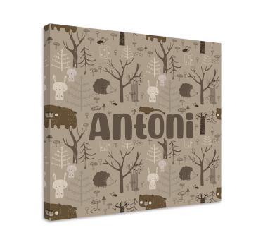 Tableau bébé créatures mignonnes de la forêt - TenStickers