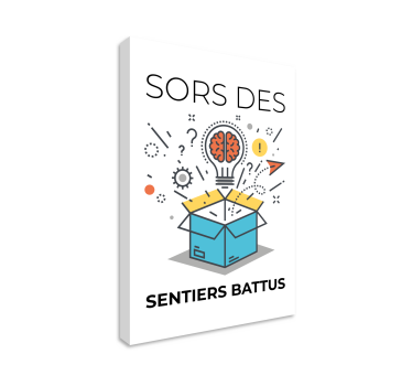 Tableau bureau sors des sentiers battus - TenStickers