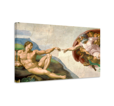 Tableau art La Création d'Adam  - TenStickers