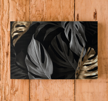Tableau végétal Feuilles tropicales élégantes - TenStickers