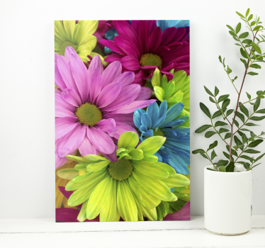 Tableau fleurs Fleurs colorées - TenStickers