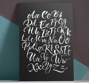 Tableau abc affichage de lettres Élégantes - TenStickers
