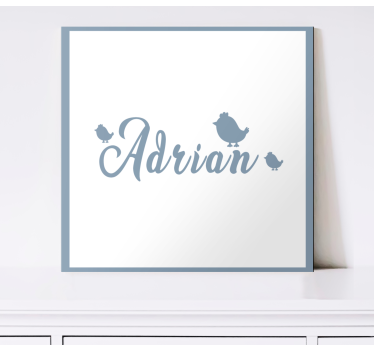 Tableau abc art personnalisé avec nom - TenStickers