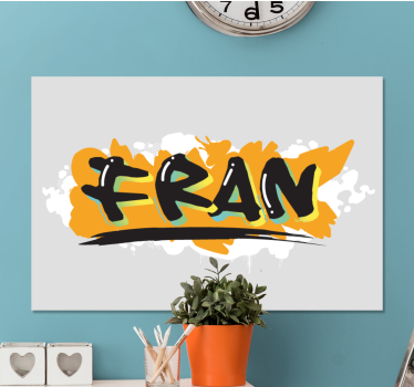Tableau abc style de lettres audacieuses - TenStickers