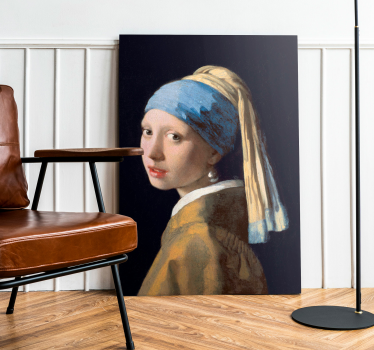 Tableau art La Jeune Fille à la perle  - TenStickers