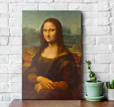 Tableau art La Joconde de Leonard de Vinci - TenStickers