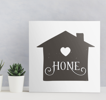 Tableau citation expression sincère pour la maison - TenStickers