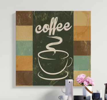 Tableau citation inspiration de l'heure du café - TenStickers