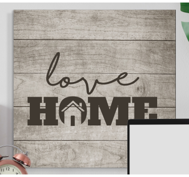 Tableau citation message d'amour pour la maison - TenStickers