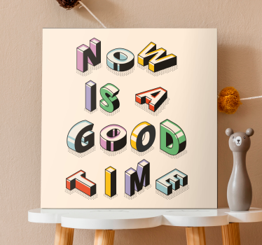 Tableau citation œuvre textuelle motivante - TenStickers