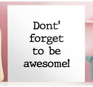 Tableau citation phrase motivante - TenStickers
