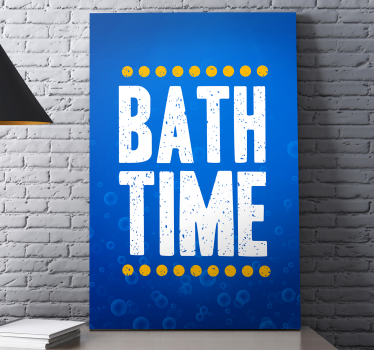 Tableau citation plaisir au bain - TenStickers
