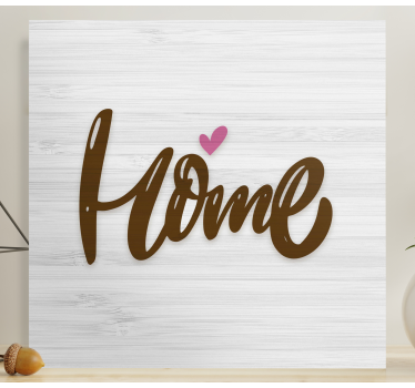 Tableau citation symbole d'amour à la maison - TenStickers
