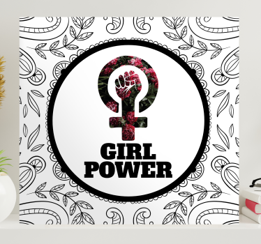 Tableau citation symbole du pouvoir féminin - TenStickers