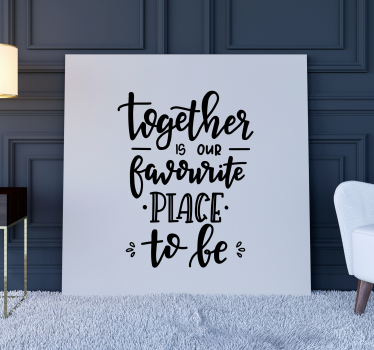 Tableau citation unis nous sommes - TenStickers