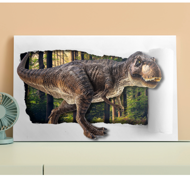 Tableau Dinosaure 3d - TenStickers