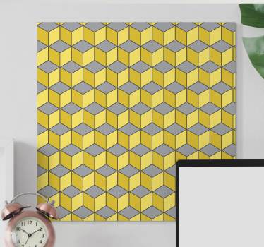 Tableau en 3d Pantone sqaures - TenStickers