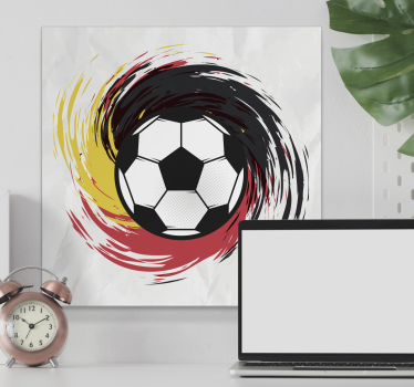 Tableau décoration murale la belgique foot - TenStickers