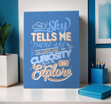 Tableau motivation curiosité - TenStickers