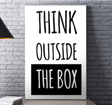 Tableau motivation Sortir des sentiers battus - TenStickers