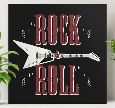 Tableau musique ambiance guitare électrique - TenStickers