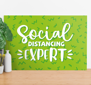 Tableau texte proclamation de distanciation - TenStickers