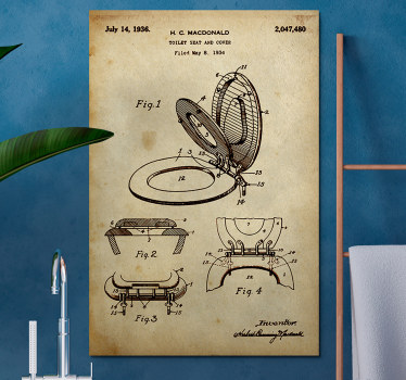 Tableau pour salle de bain Ancien - TenStickers