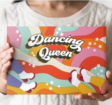 Tableau scandinave mouvement des pieds dansants - TenStickers