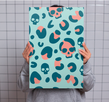 Tableau texte design motif crâne - TenStickers