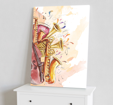 Tableau instruments de musique - TenStickers