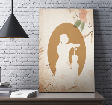 Tableau musique musicien gracieux - TenStickers