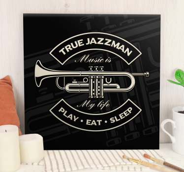 Tableau thème musique Vrai jazzman - TenStickers