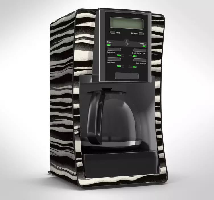 Sticker Meuble Effet Peau de Zèbre - TenStickers