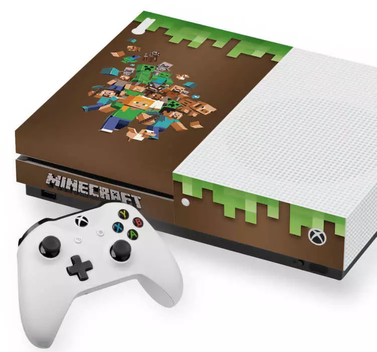 Sticker xbox Minecraft - TenStickers