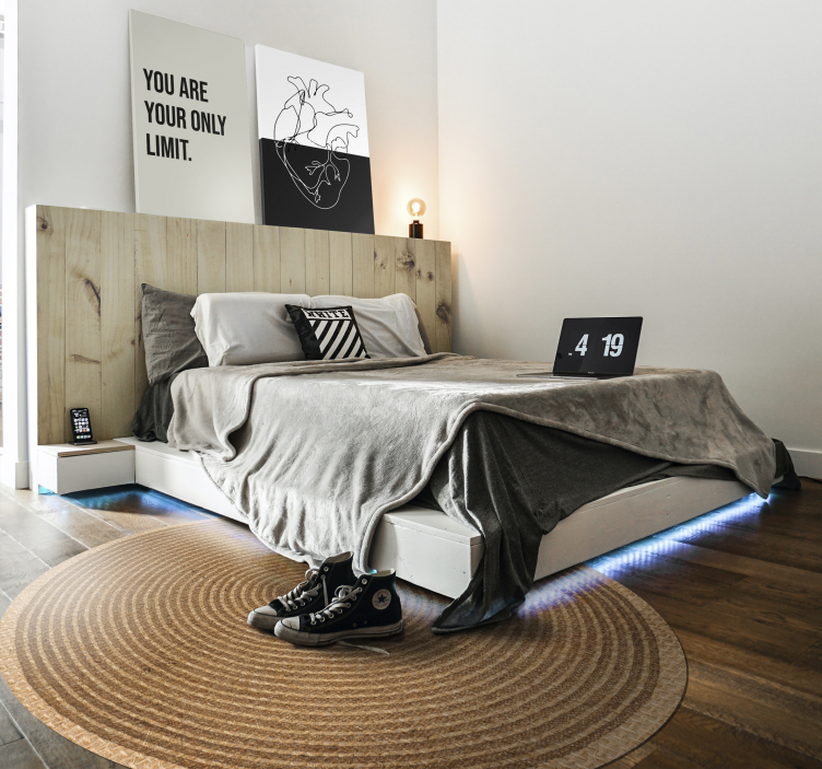 Papier adhésif meuble motif bois clair - TenStickers