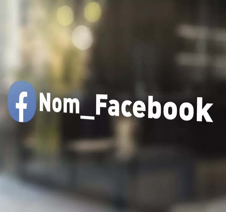 Stickers kit Facebook personnalisable - TenStickers