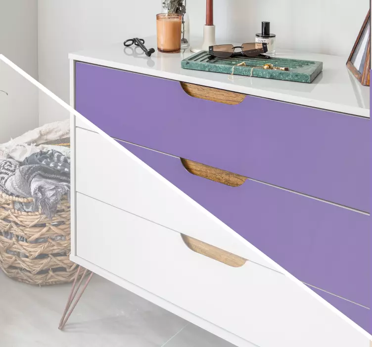 Papier adhésif pour meuble - Couleur unie - TenStickers