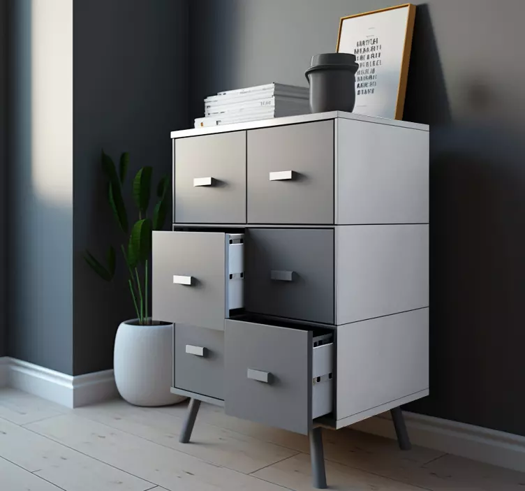 Papier adhésif - Gris Classique - TenStickers