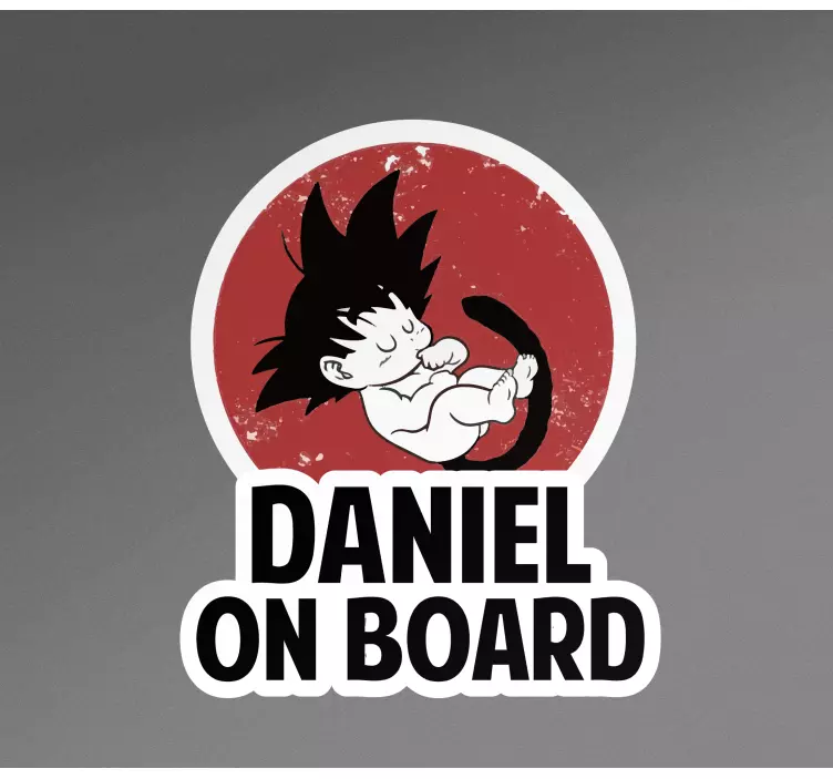 Autocollant voiture bébé à bord dans l'espace - TenStickers