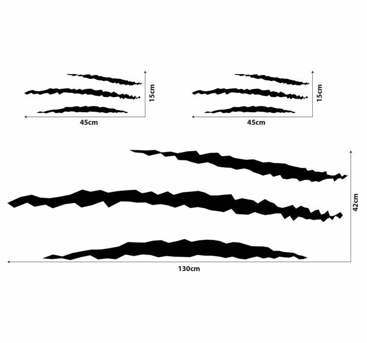 Autocollant voiture kit de rayures - TenStickers