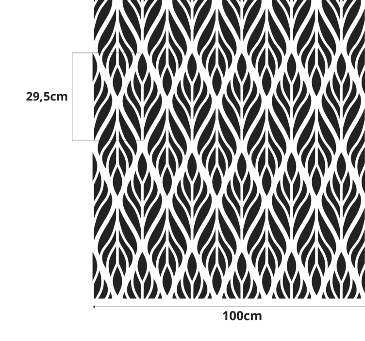 Autocollant fenêtre simple géométrique - TenStickers