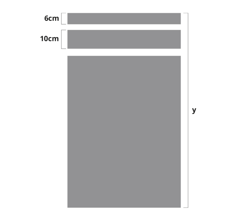 Sticker porte translucide lignes - TenStickers