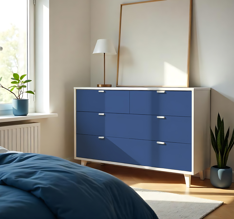 Papier adhésif - Bleu Marine - TenStickers